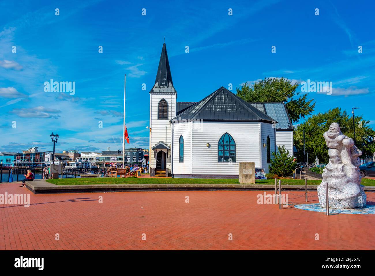 Cardiff, Wales, 17. September 2022: Norwegian Church Arts Centre in der walisischen Hauptstadt Cardiff. Stockfoto