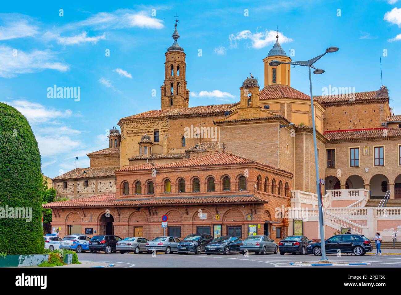 Tarazona, Spanien, 30. Mai 2022: Kirche des Heiligen Franziskus von Assisi in Tarazona, Spanien. Stockfoto