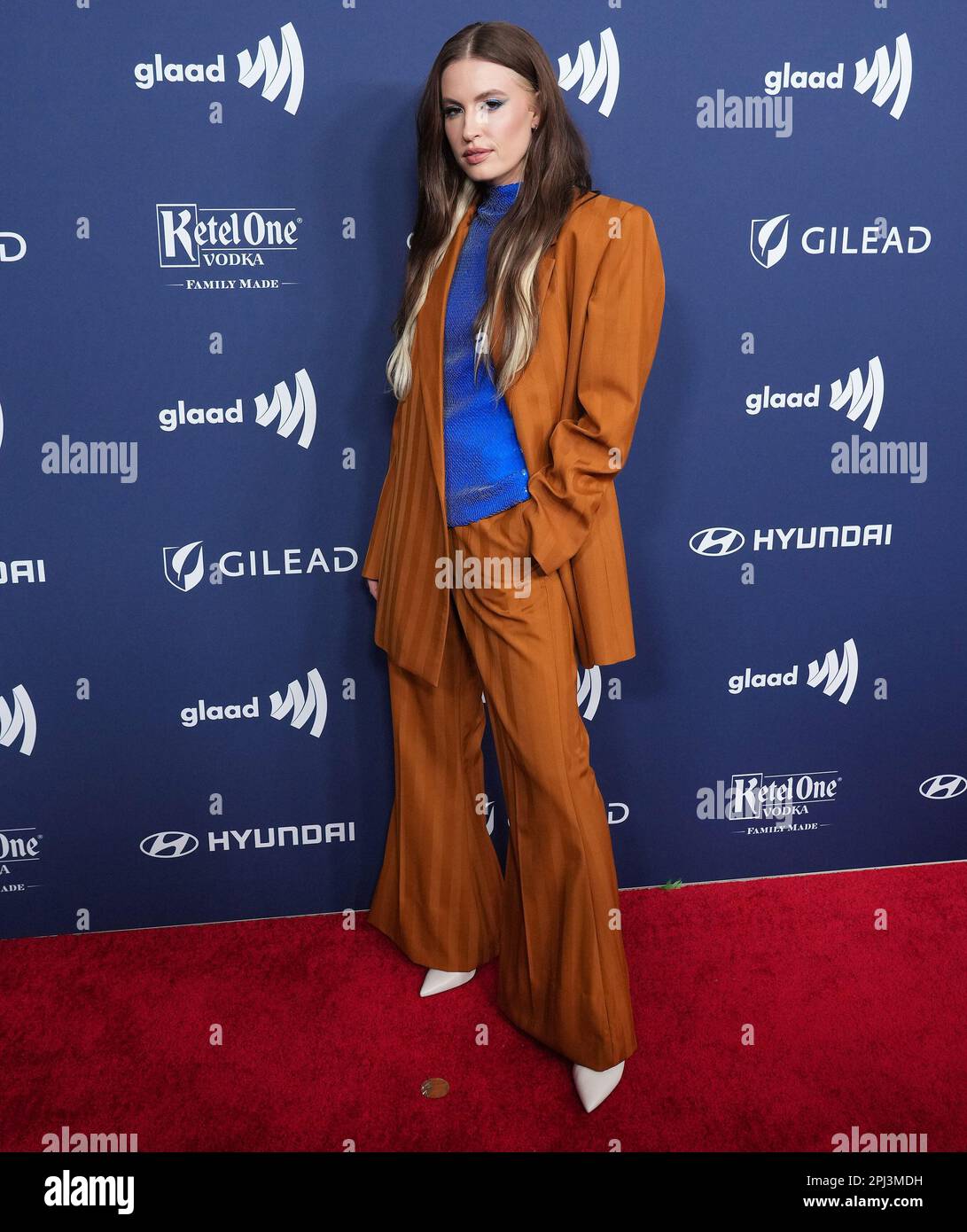 Los Angeles, USA. 30. März 2023. Fletcher wird am Donnerstag, den 30. März 2023, bei den jährlichen GLAAD Media Awards 34. im Beverly Hilton in Beverly Hills, Kalifornien, verliehen. (Foto: Sthanlee B. Mirador/Sipa USA) Guthaben: SIPA USA/Alamy Live News Stockfoto