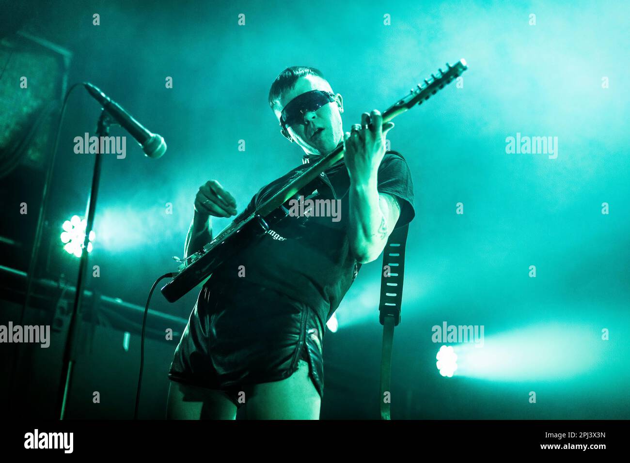 Oslo, Norwegen. 30. März 2023. Die schwedische Punk-Band Viagra Boys führt ein Live-Konzert im Rockefeller in Oslo auf. (Foto: Gonzales Photo/Alamy Live News Stockfoto