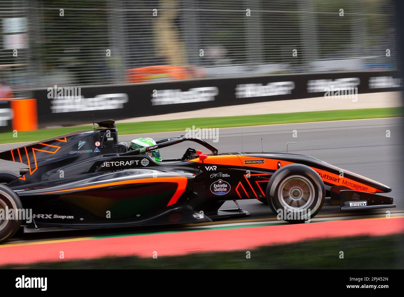 Melbourne, Australien, 31. März 2023. Caio Collet (17), der während der Formel 3 zum Van Amersfoort Racing fährt und am 31. März 2023 beim australischen Formel 1 Grand Prix auf der Melbourne Grand Prix Circuit in Albert Park, Australien, teilnimmt. Kredit: Dave Hewison/Speed Media/Alamy Live News Stockfoto