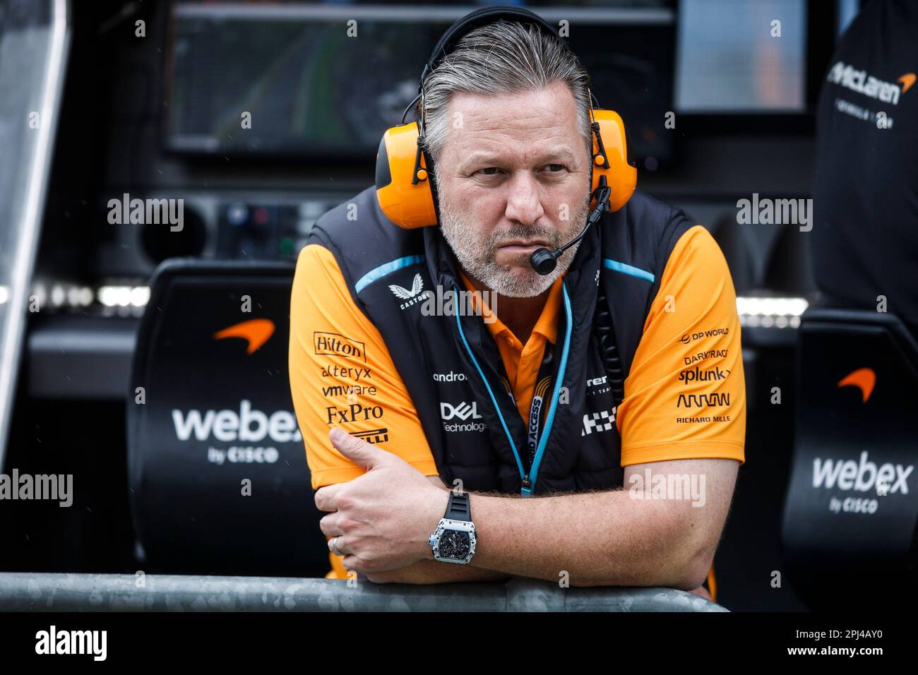 Melbourne, Australien. 31. März 2023. ZAK Brown (USA, McLaren F1 Team), F1 Grand Prix von Australien auf dem Albert Park Circuit am 31. März 2023 in Melbourne, Australien. (Foto von HIGH TWO) dpa/Alamy Live News Stockfoto