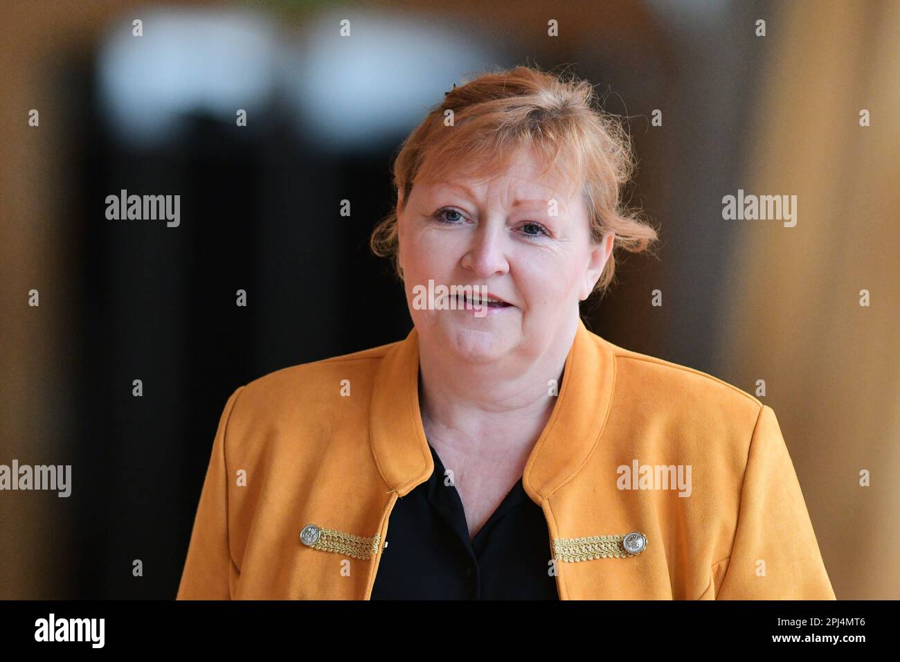 Edinburgh Scotland, Vereinigtes Königreich, 30. März 2023. Emma Harper vom Schottischen Parlament. Live-Nachrichten von sst/alamy Stockfoto