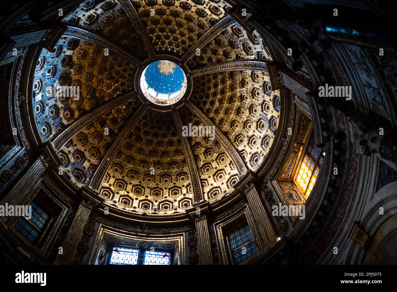 Innere der Kathedrale von Siena, Italien Stockfoto