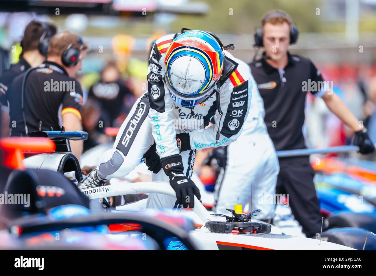 Melbourne, Victoria, Australien. 31. März 2023. MELBOURNE, AUSTRALIEN - MÄRZ 31: Rennatmosphäre F3 beim australischen Formel 1 Grand Prix 2023 am 31. März 2023 (Kreditbild: © Chris Putnam/ZUMA Press Wire) NUR REDAKTIONELLE VERWENDUNG! Nicht für den kommerziellen GEBRAUCH! Stockfoto