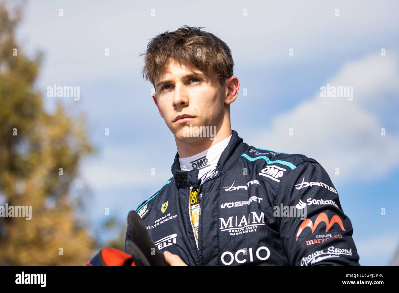 Melbourne, Australien - 31/03/2023 LECLERC Arthur (mco), DAMS, Dallara F2, Portrait während der 3. Runde der FIA Formel-2-Meisterschaft 2023 vom 31. März bis 2. April 2023 auf dem Albert Park Circuit in Melbourne, Australien - Foto: Sebastiaan Rozendaal/DPPI/LiveMedia Stockfoto