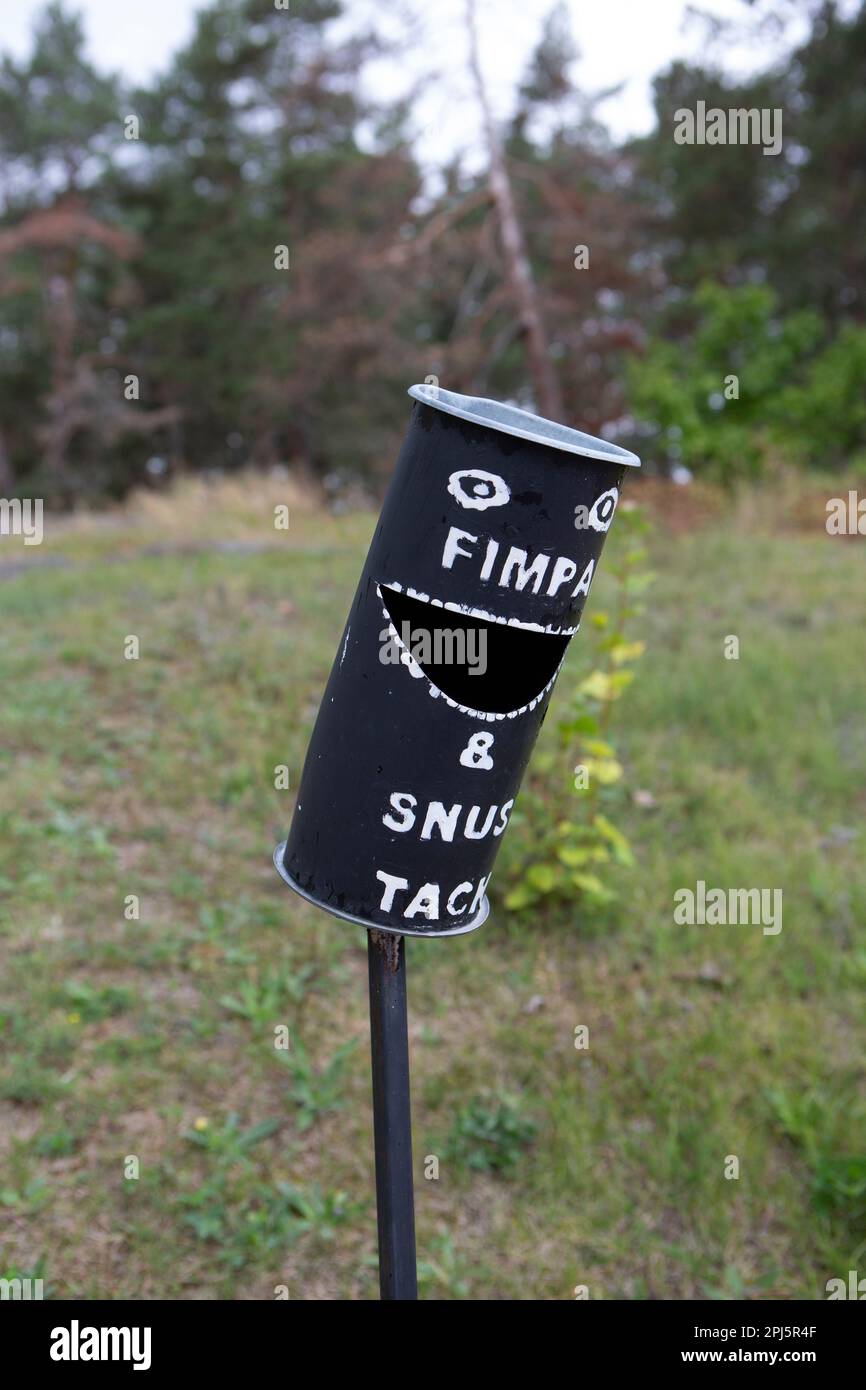 Tabakfreie Fläche. Stockfoto