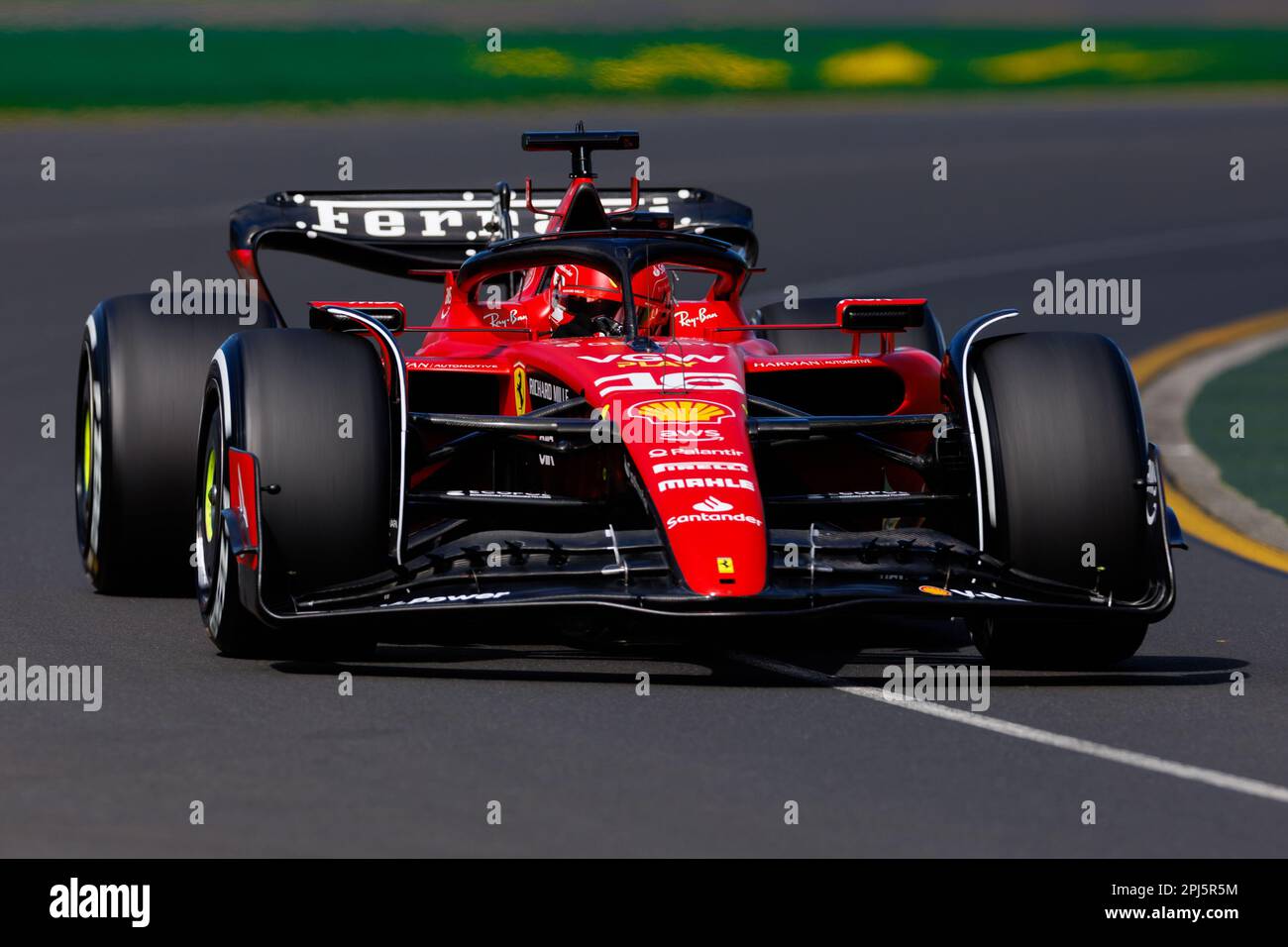 Albert Park, 31. März 2023 Charles Leclerc (MCO) vom Team Ferrari Corleve/Alamy Live News Stockfoto