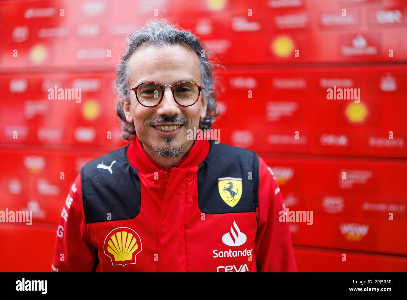 Albert Park, 31. März 2023 Laurent Mekies, stellvertretender Teamleiter und Renndirektor von Scuderia Ferrari Corleve/Alamy Live News Stockfoto