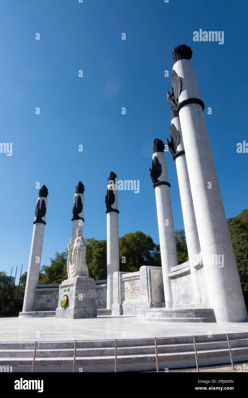 Los Ninos Heldendenkmal In Mexiko-Stadt Stockfoto