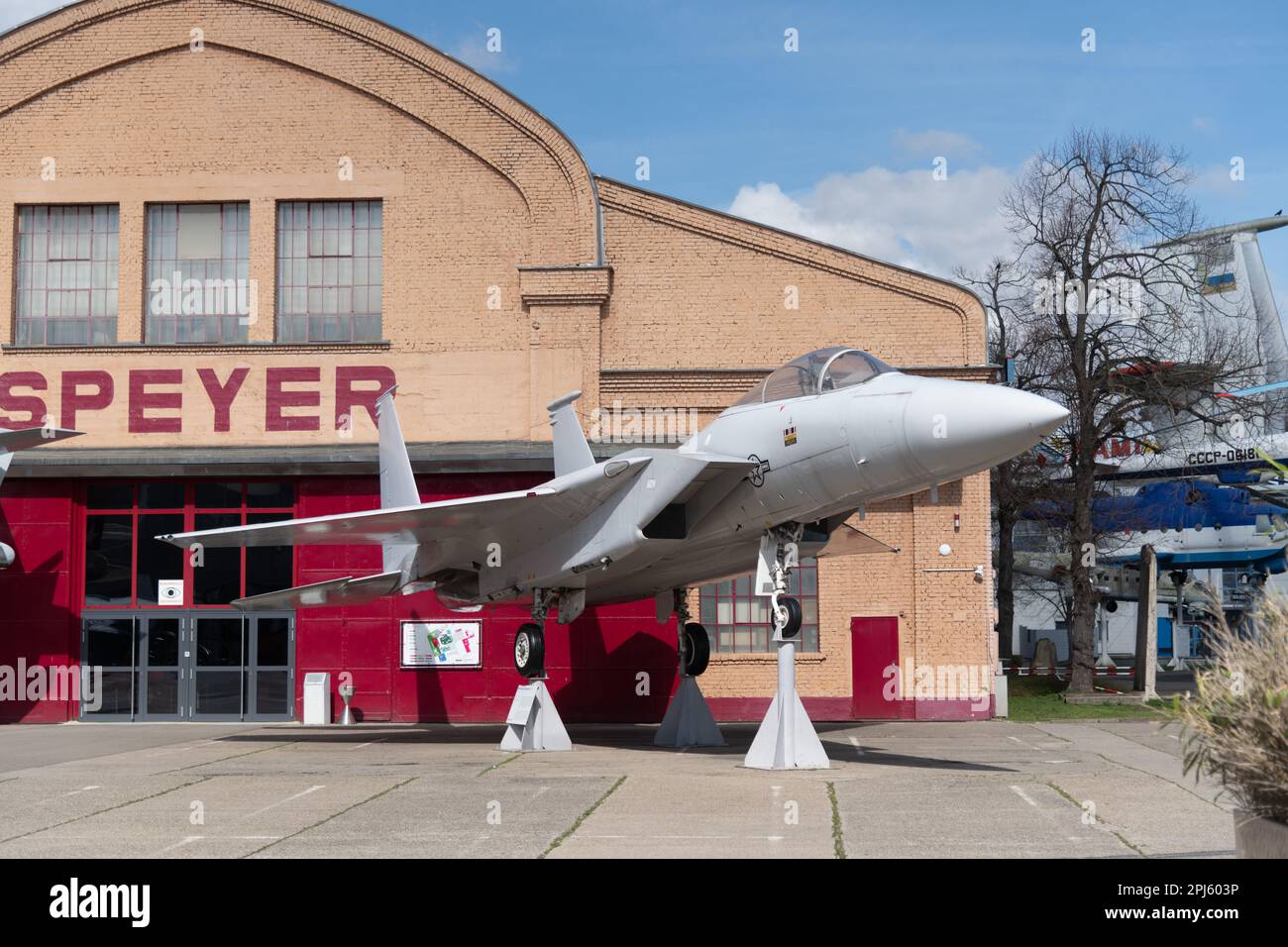 F 15 Eagle-Kampfflugzeug vom Speyer Technik Museum Stockfoto