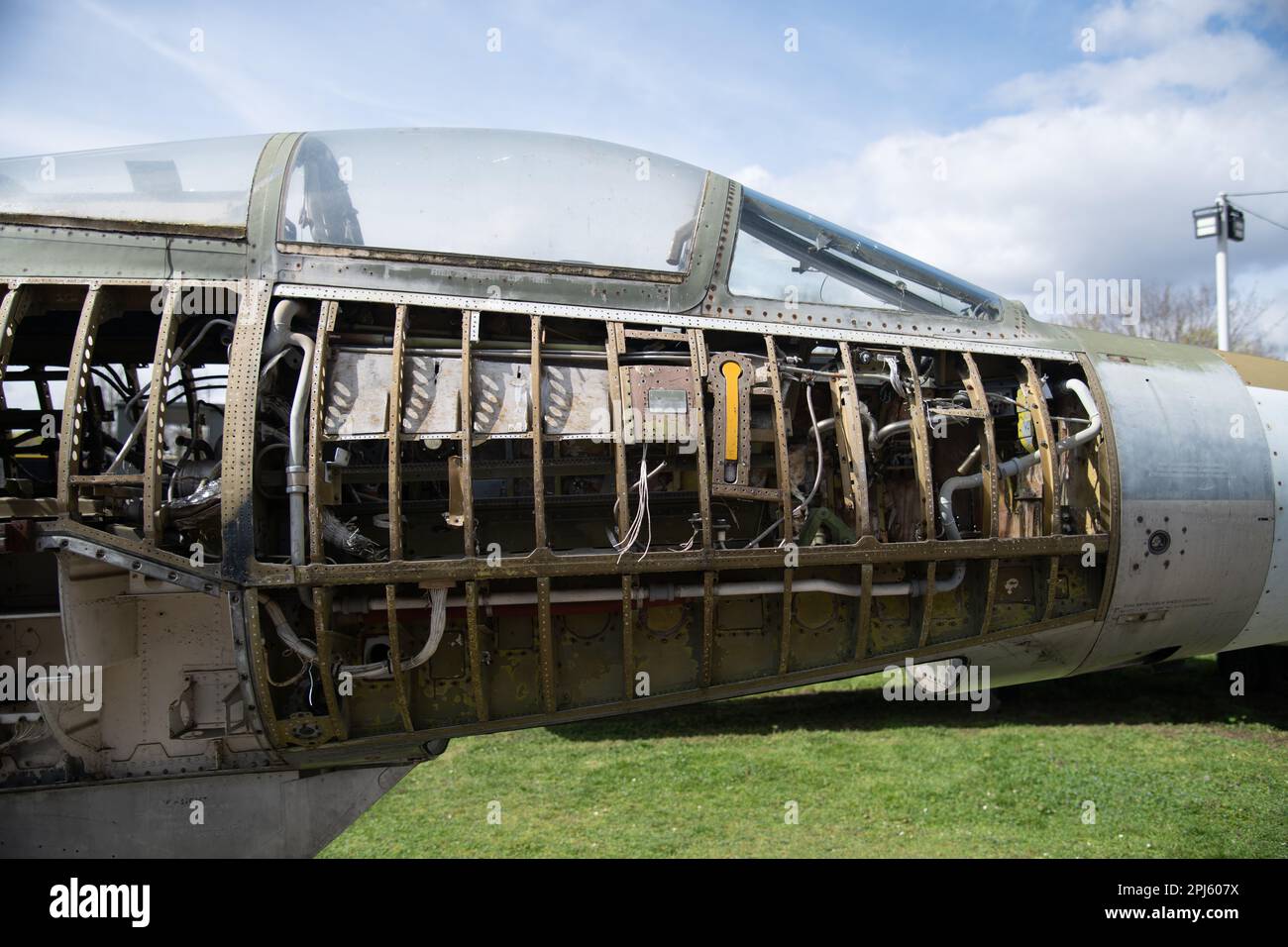 Flugzeuge und Raumfahrzeuge aus dem Speyer Technik Museum Flugzeuge und Space Shuttle Buran-Technik Museum Speyer Stockfoto