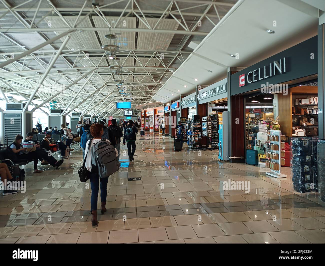 kapstadt internationaler Flughafen, Kapstadt, Flughafen in Kapstadt, Südafrika Flughafen, Kapstadt Flughafen Shopping, WC, Flughafen-wc, Stockfoto