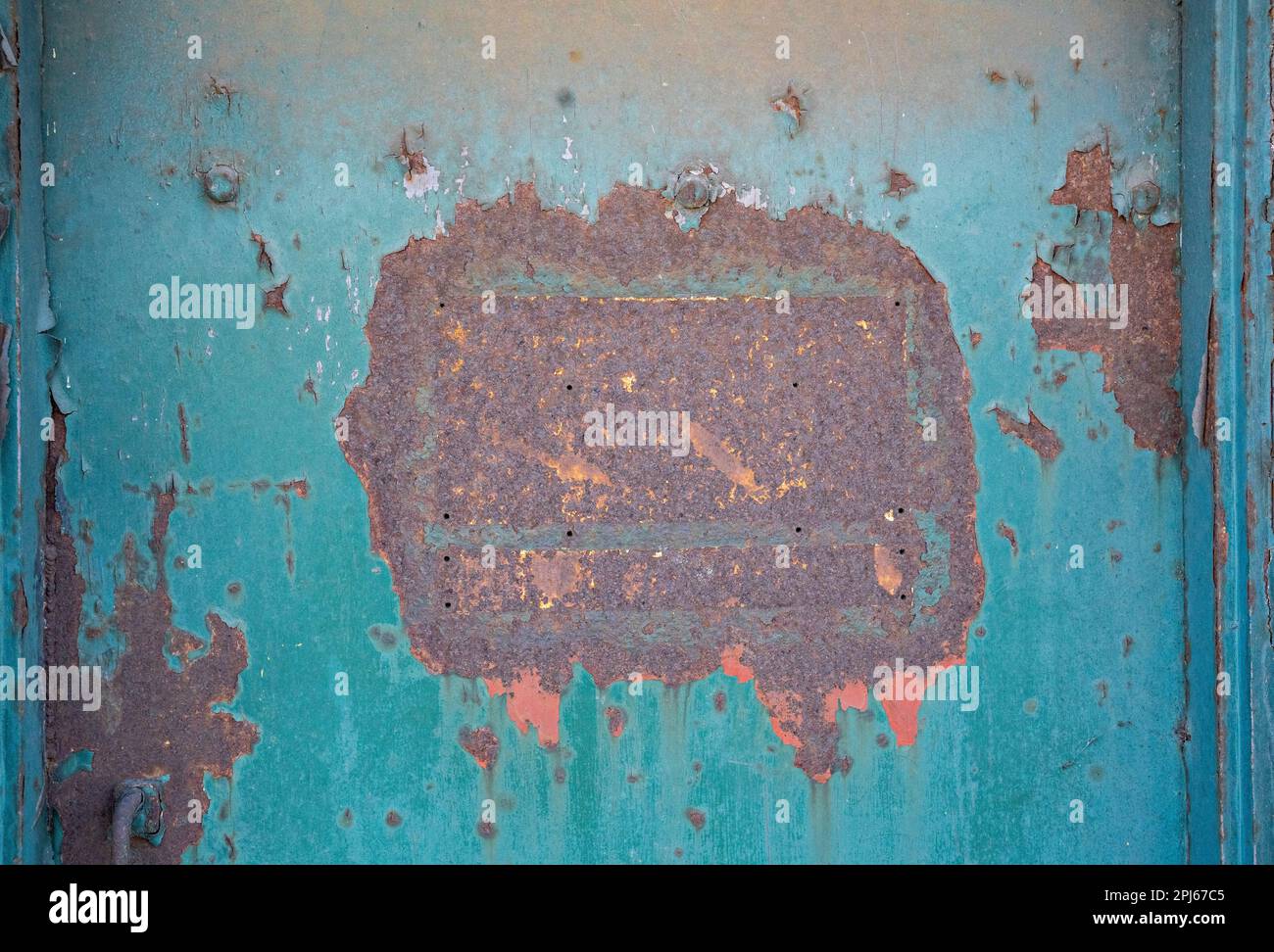 Rostiges Metall Hintergrund Stockfoto