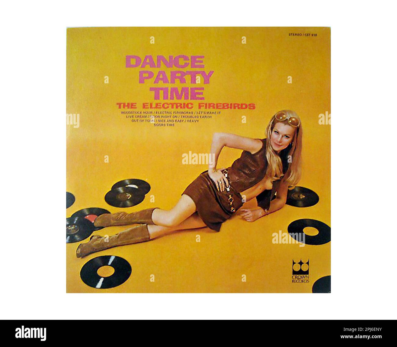 Electric Firebirds 1969 – Vintage U.S. Musik-Vinyl-Schallplatte Stockfoto