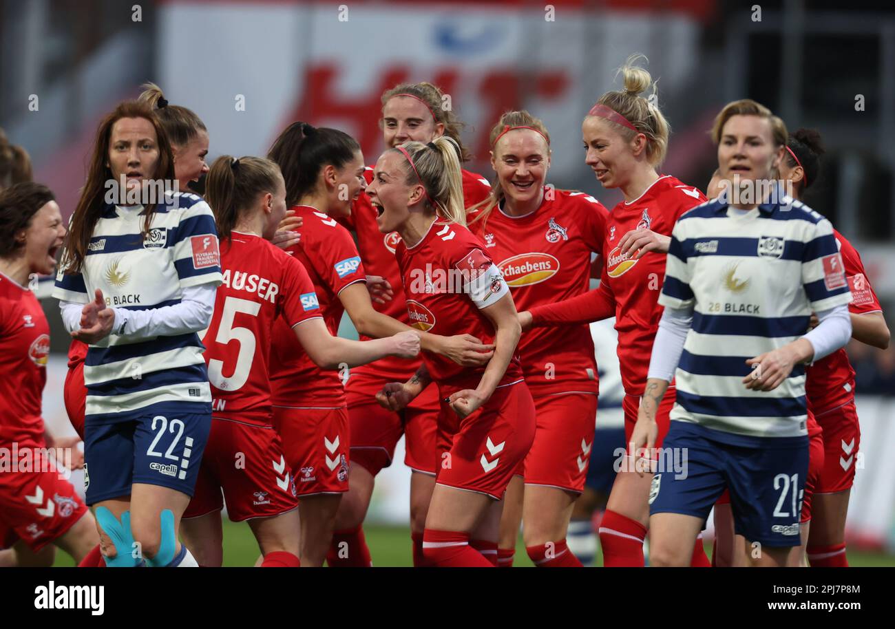 Mandy Islacker (Köln), 1. FC Köln - MSV Duisburg, Flyeralarm Frauen Bundesliga, Matchday 17, Köln, Deutschland. 18. März 2023. Kredit: Juergen Schwarz/Alamy Live News Stockfoto