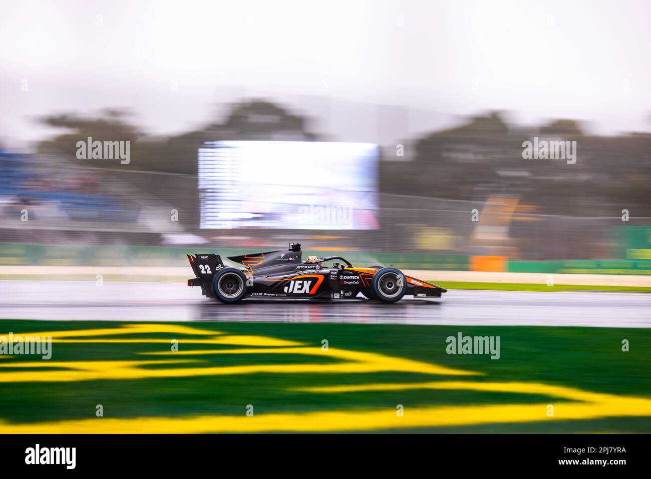 Melbourne, Australien. 31. März 2023. Richard Verschoor aus den Niederlanden und Van Amersfoort Racing während der Qualifizierung für die Grand-Prix-Strecke Albert Park F2. Kredit: SOPA Images Limited/Alamy Live News Stockfoto