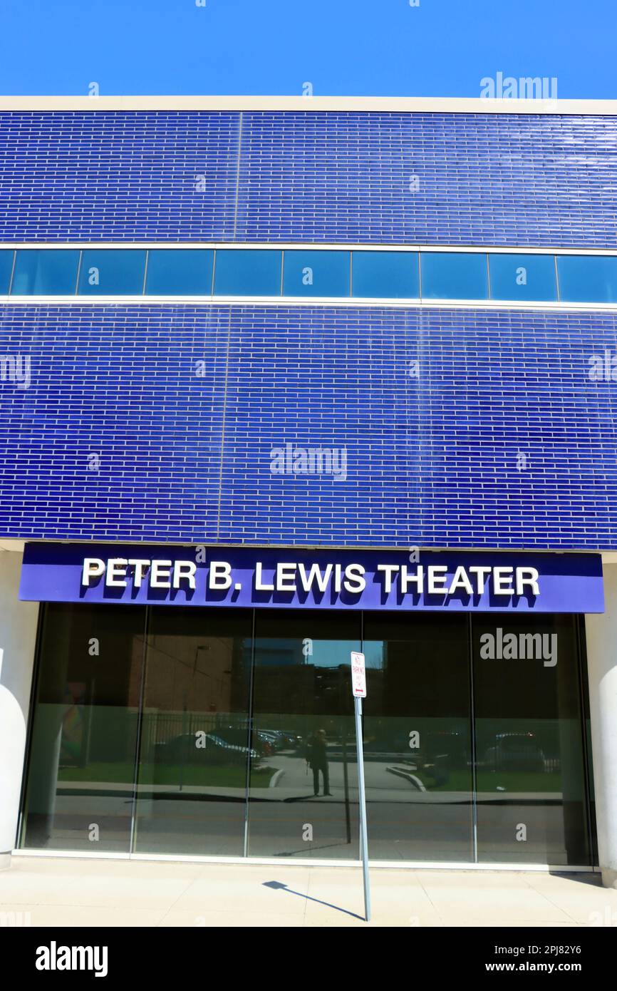 Kino im Cleveland Institute of Art in Ohio Stockfoto