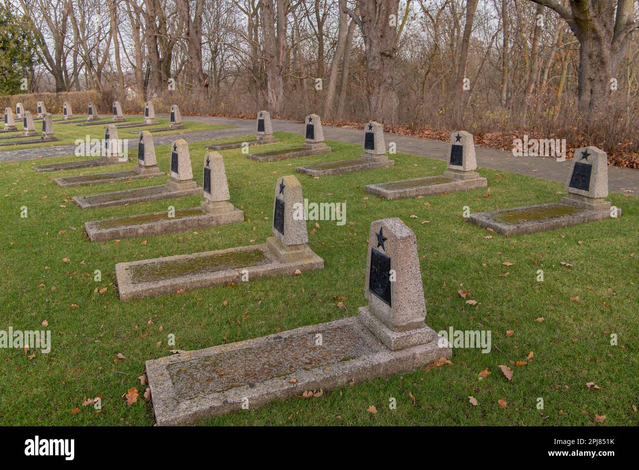 Seelow Heights Memorial in Seelow, Deutschland Stockfoto