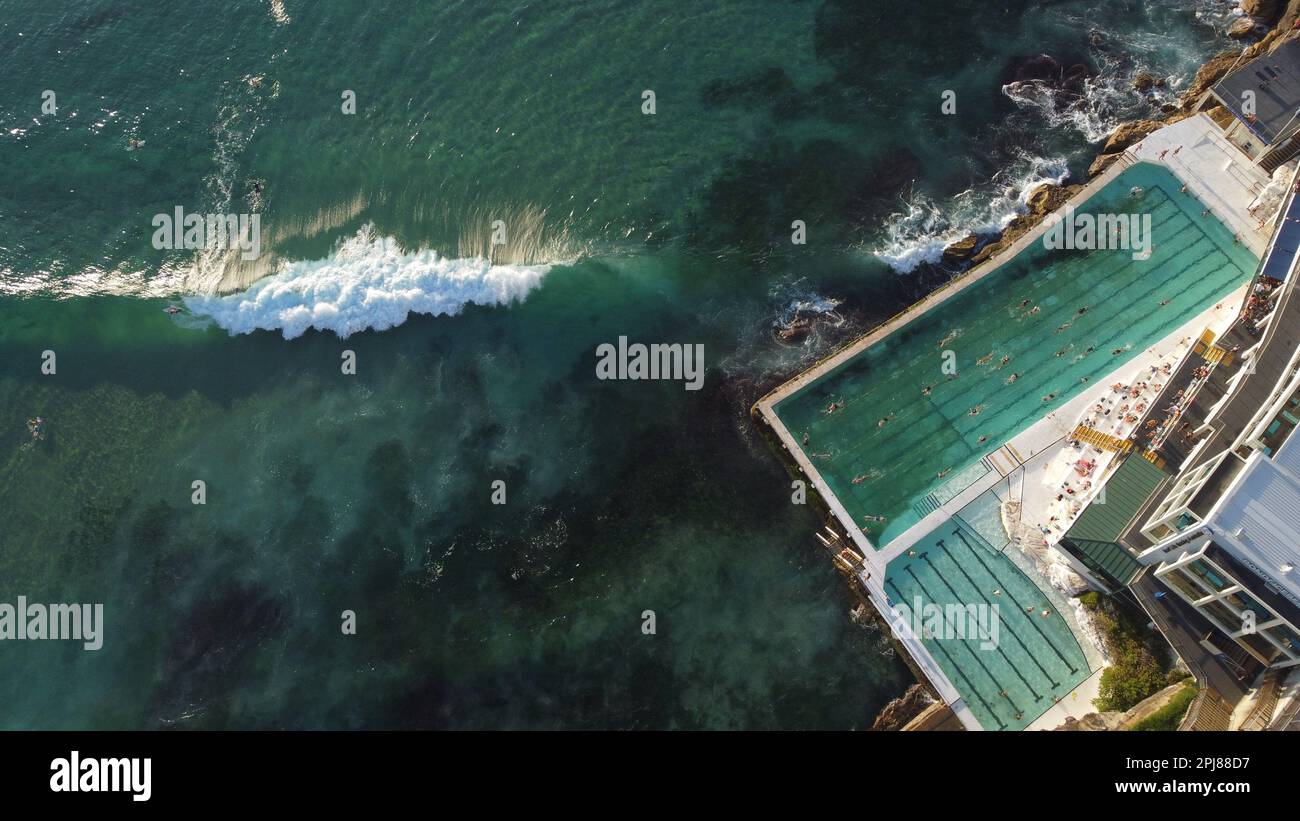 Bondi Beach Eisbergpool Stockfoto