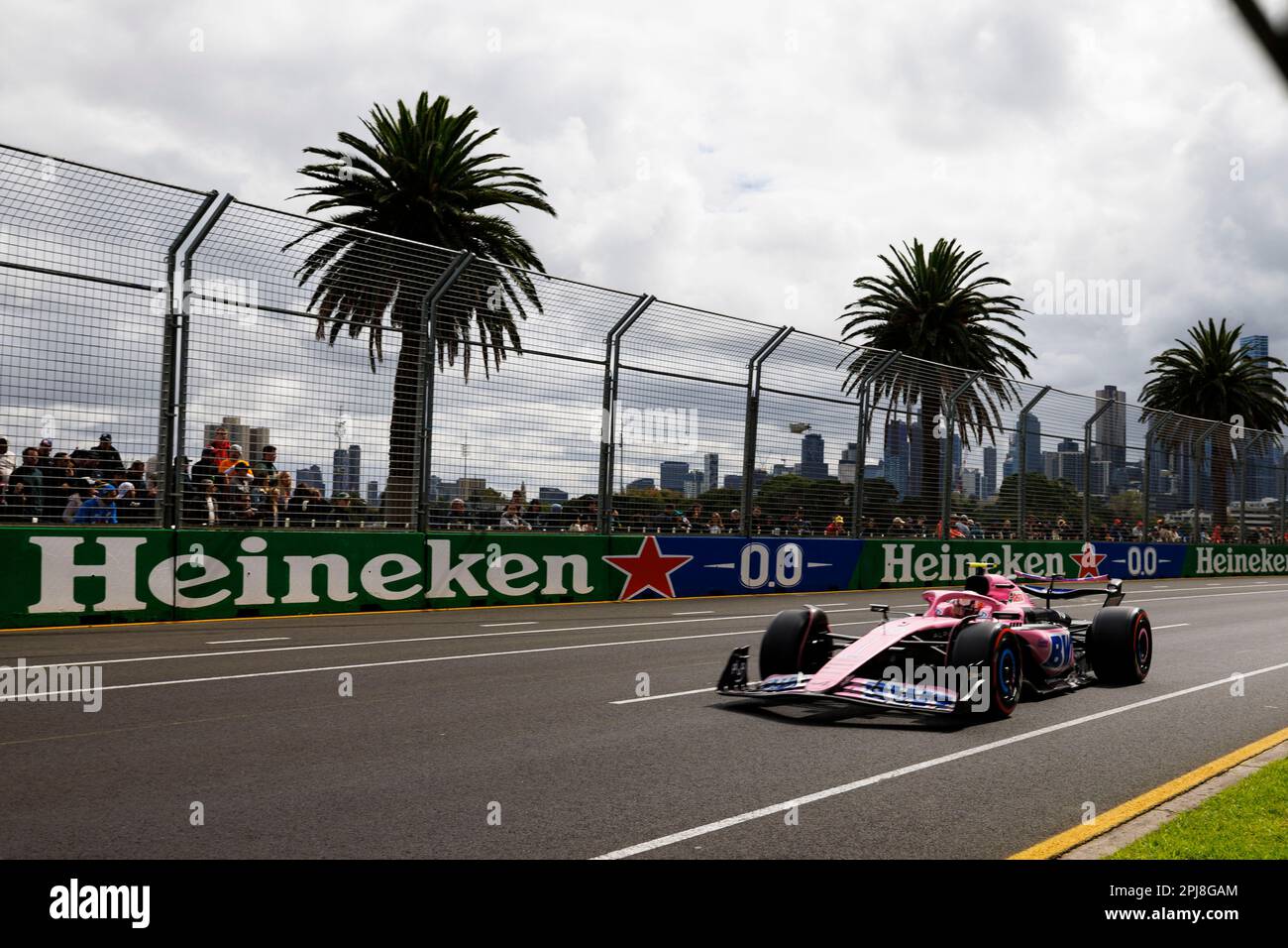 Melbourne, Australien. 01. April 2023. 1. April 2023: Melbourne Grand Prix Circuit, Melbourne, Victoria, Australien: Australian Formula 1 Grand Prix: Qualifizierung: Alpine Fahrer Pierre Gasly Nummer 10 während des kostenlosen Trainings 3 bei der australischen Formel 1 Gutschrift: Action Plus Sports Images/Alamy Live News Stockfoto
