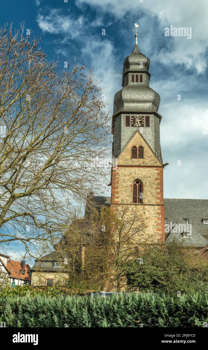 Die Gemeindekirche von St. Peter und Paul, Hofheim am Taunus Stockfoto