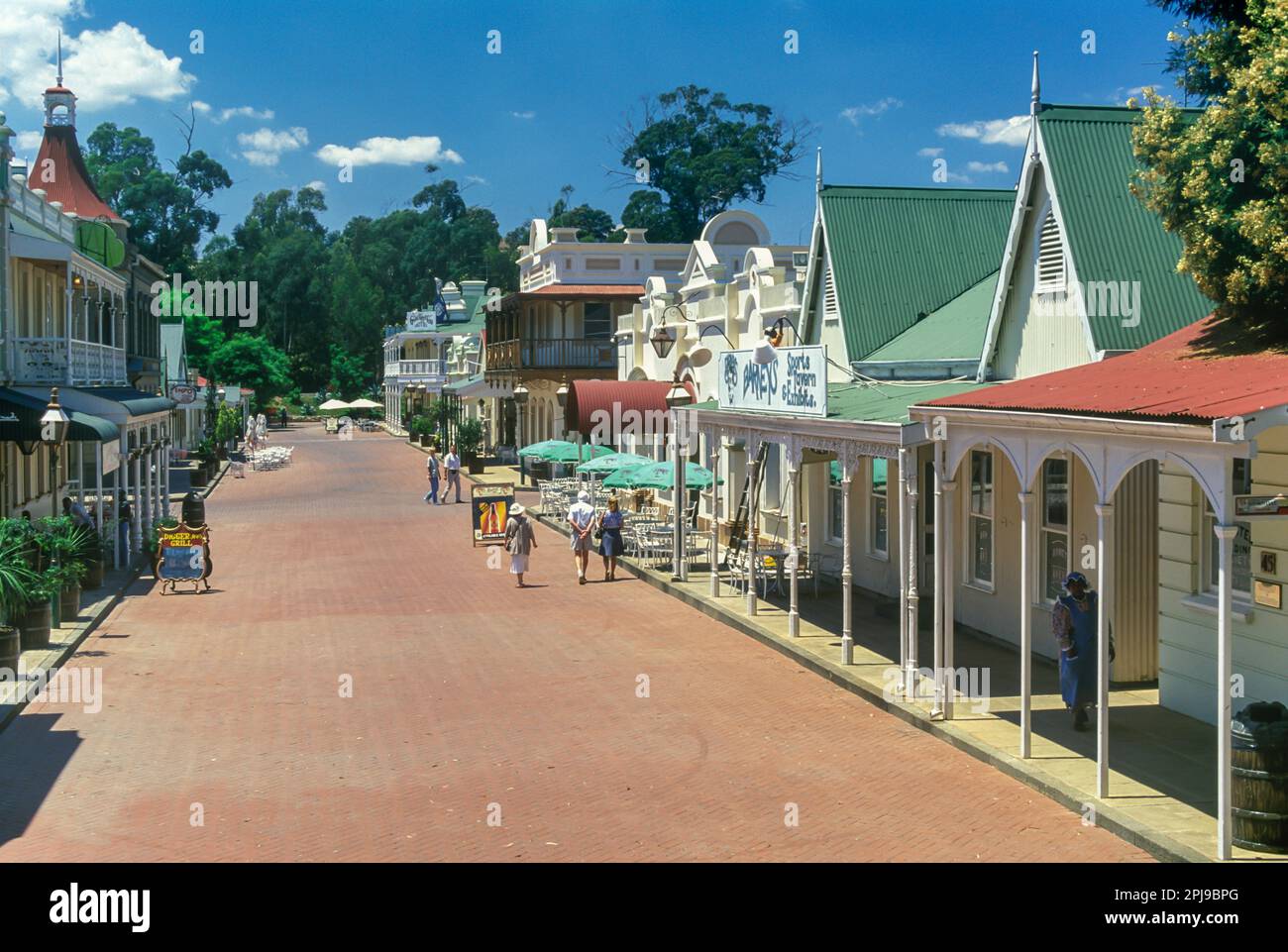 GOLD REEF CITY OPEN AIR MINING MUSEUM JOHANNESBURG TRANSVAAL SÜDAFRIKA Stockfoto