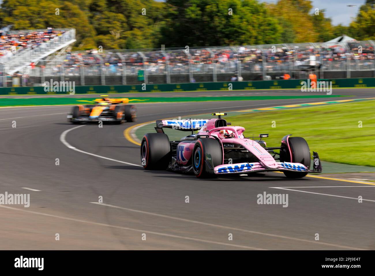 Melbourne, Australien. 01. April 2023. 1. April 2023: Melbourne Grand Prix Circuit, Melbourne, Victoria, Australien: Australian Formula 1 Grand Prix: Qualifizierung: Alpenfahrer Pierre Gasly Nummer 10 während der Qualifizierung für die australische Formel 1 Gutschrift: Action Plus Sports Images/Alamy Live News Stockfoto