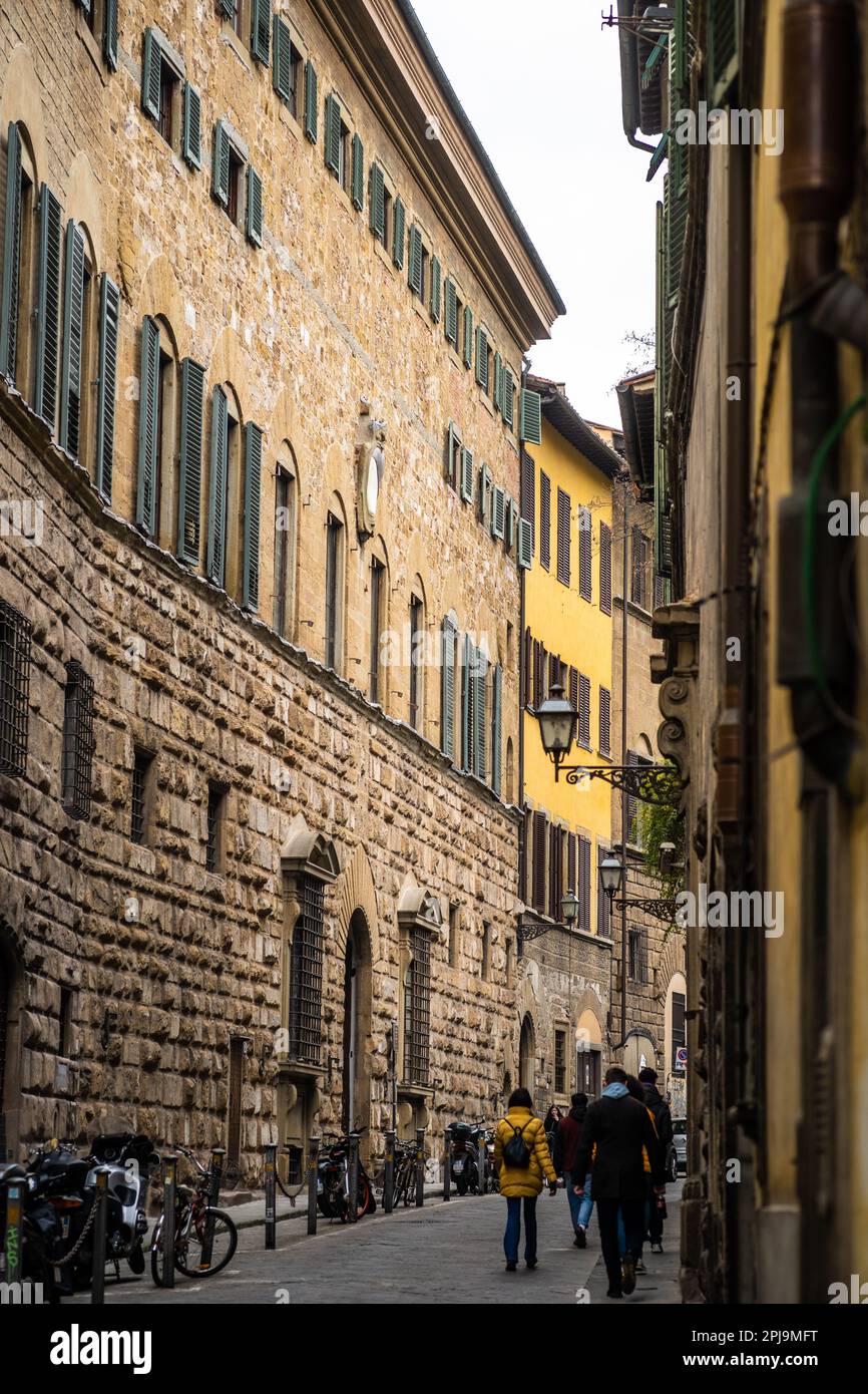 Straßen in Florenz Stockfoto