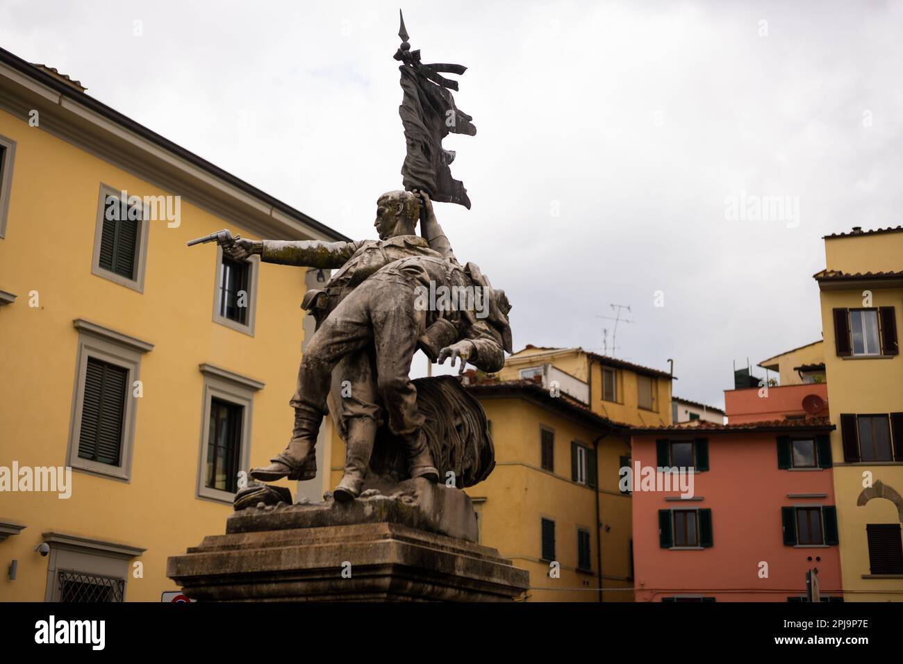 Denkmal für die, die bei der Schlacht von Mentana in Florenz gefallen sind Stockfoto