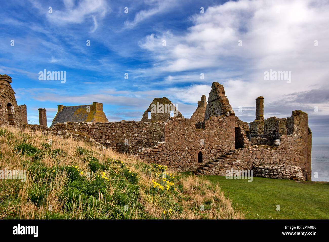 Dunnottar Castle, Stonehaven, Aberdeenshire, die Kapelle Stockfoto