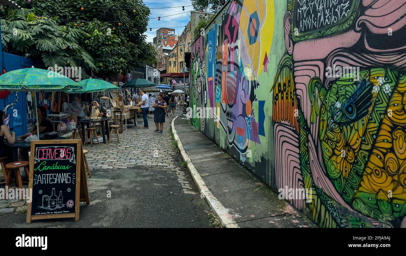 Sao Paulo City, Brasilien. Stockfoto