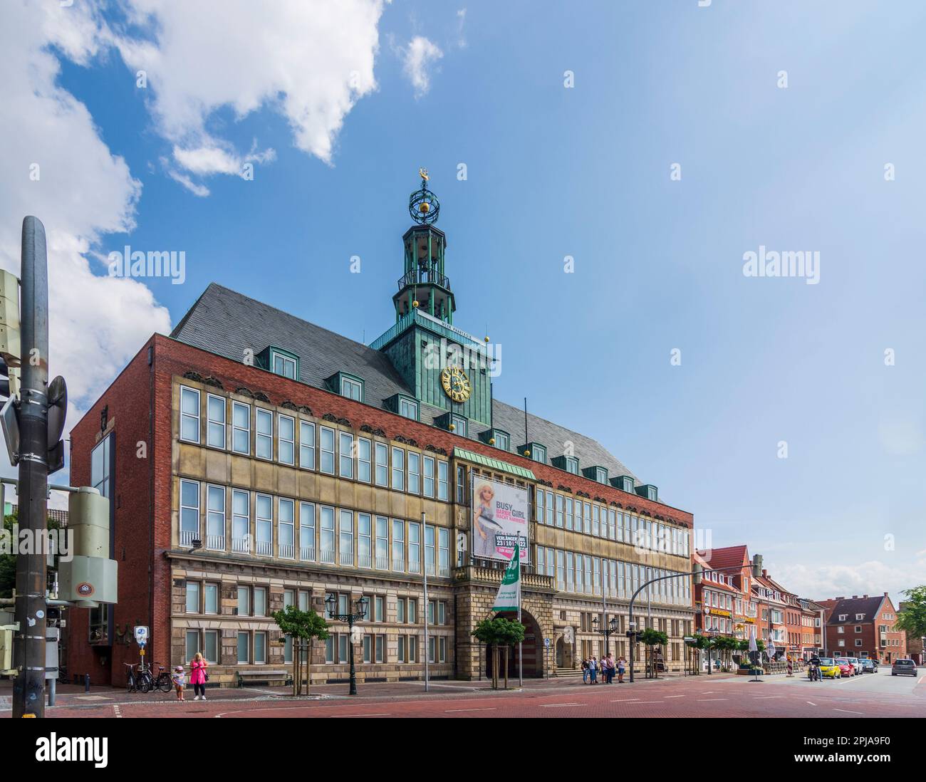 Emden: Rathaus in Ostfriesland, Niedersachsen, Niedersachsen, Deutschland Stockfoto