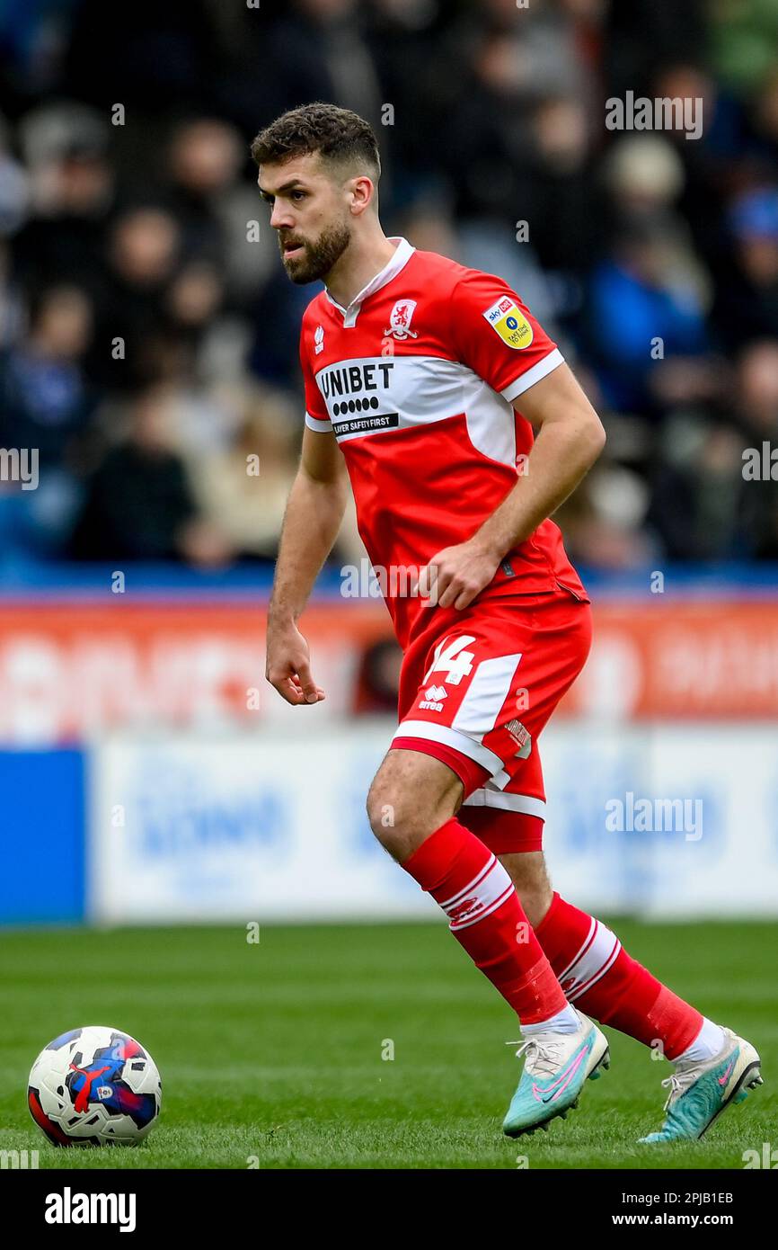 Tommy Smith 14 of Middlesbrough während des Sky Bet Championship