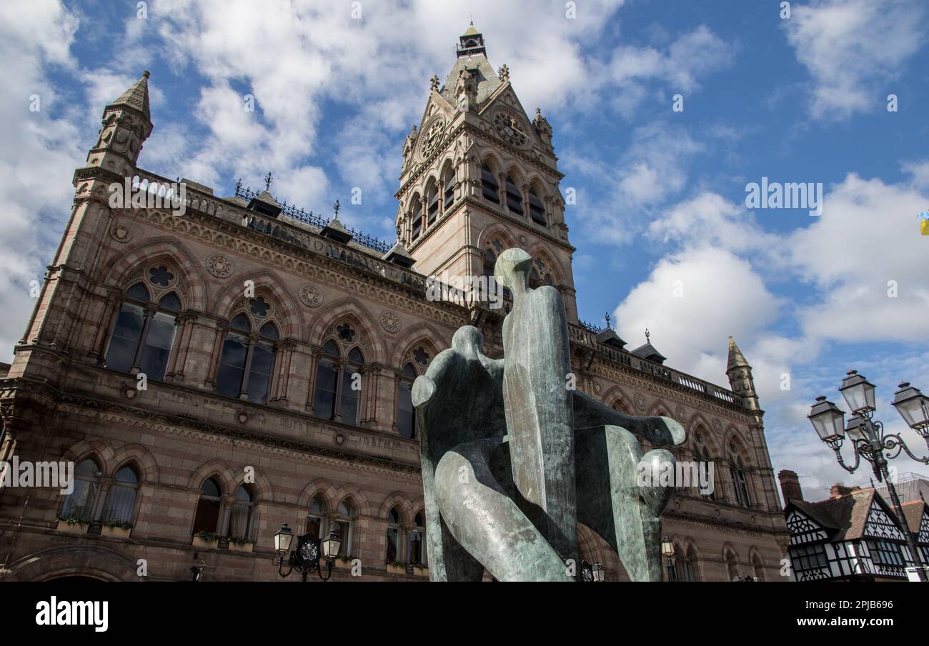 Sehenswürdigkeiten von Chester City, Cheshire, Nordwestengland Stockfoto