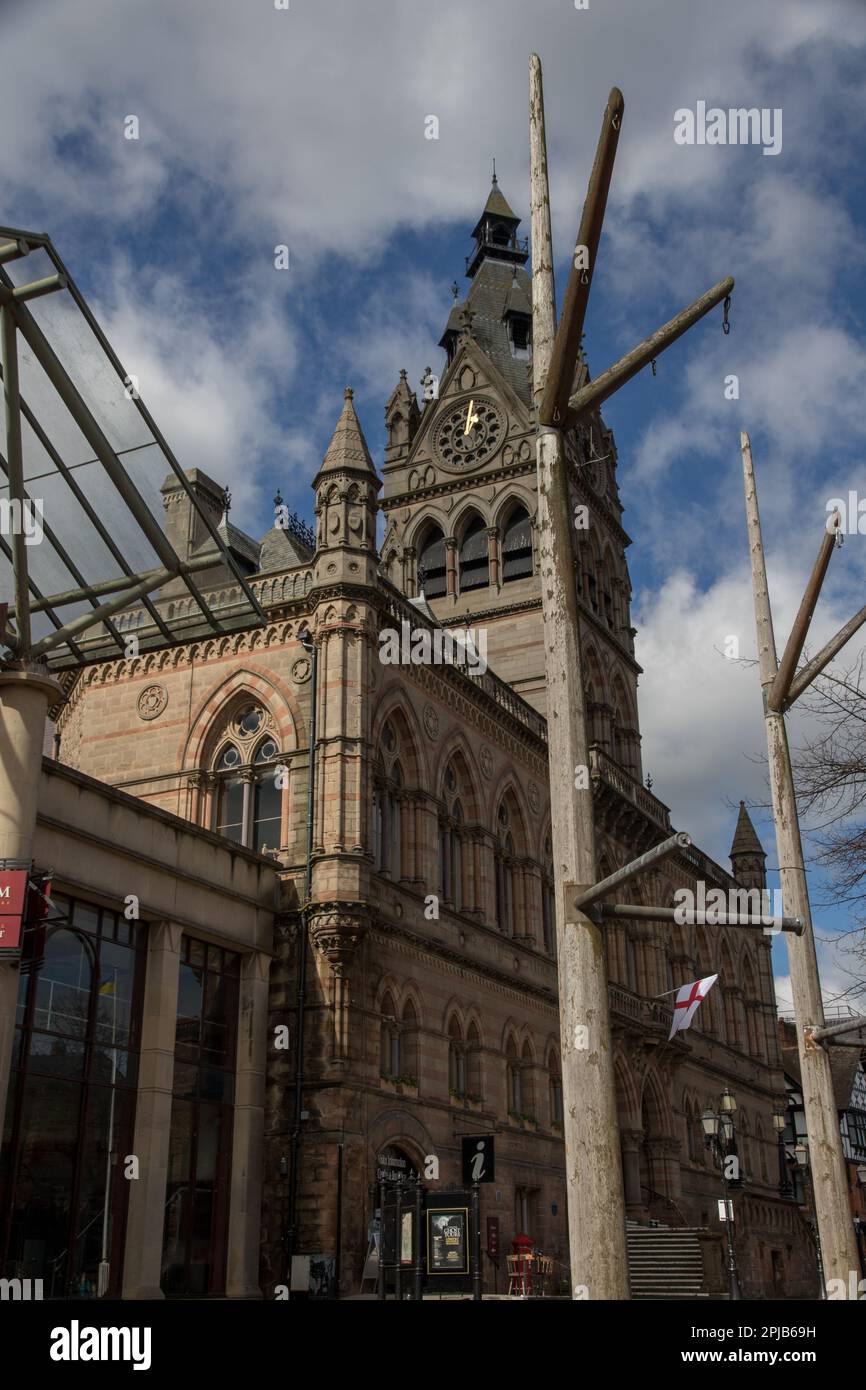 Sehenswürdigkeiten von Chester City, Cheshire, Nordwestengland Stockfoto