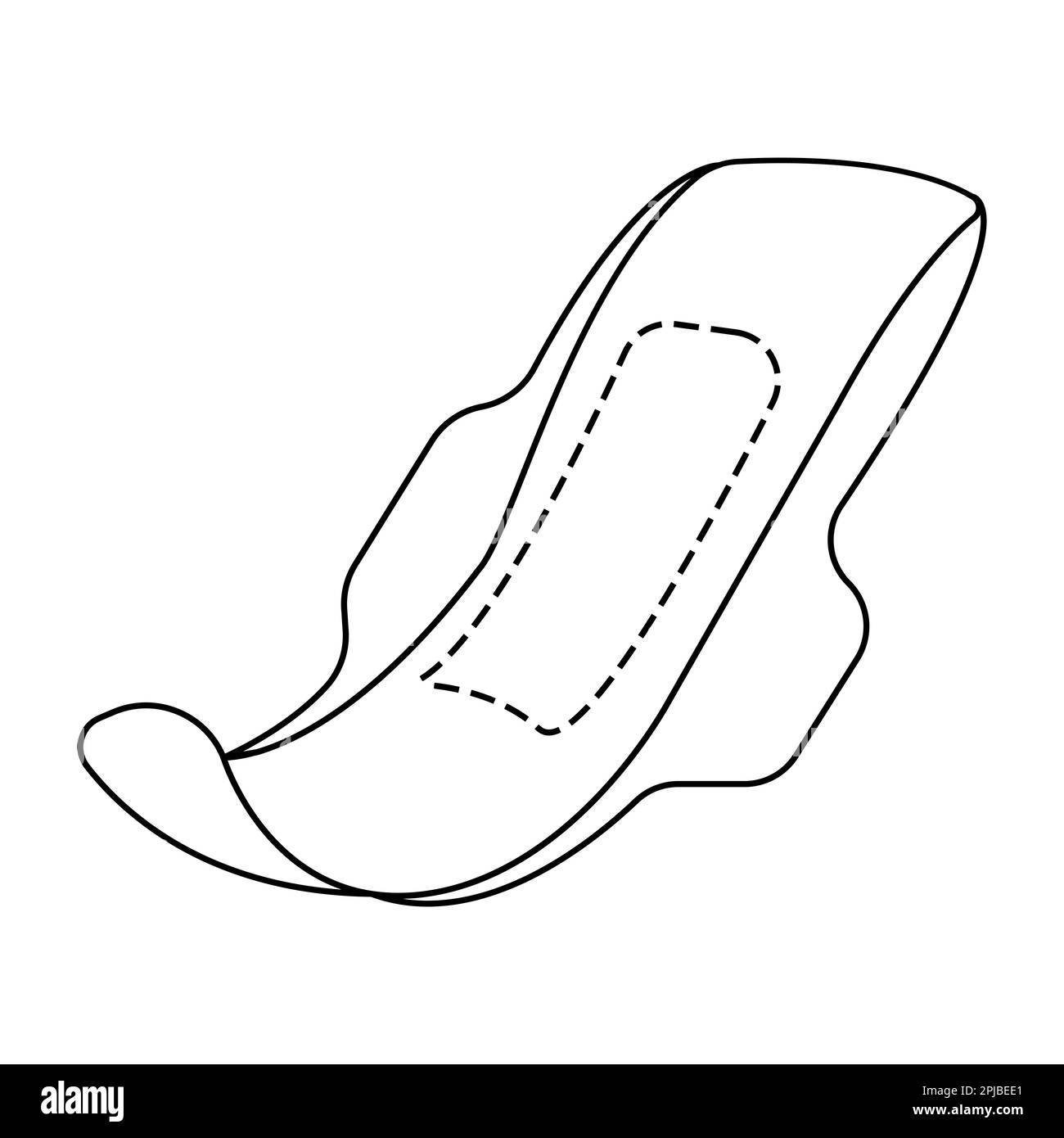 Hygienepad Symbol Vektor Darstellung Symboldesign Stockfoto