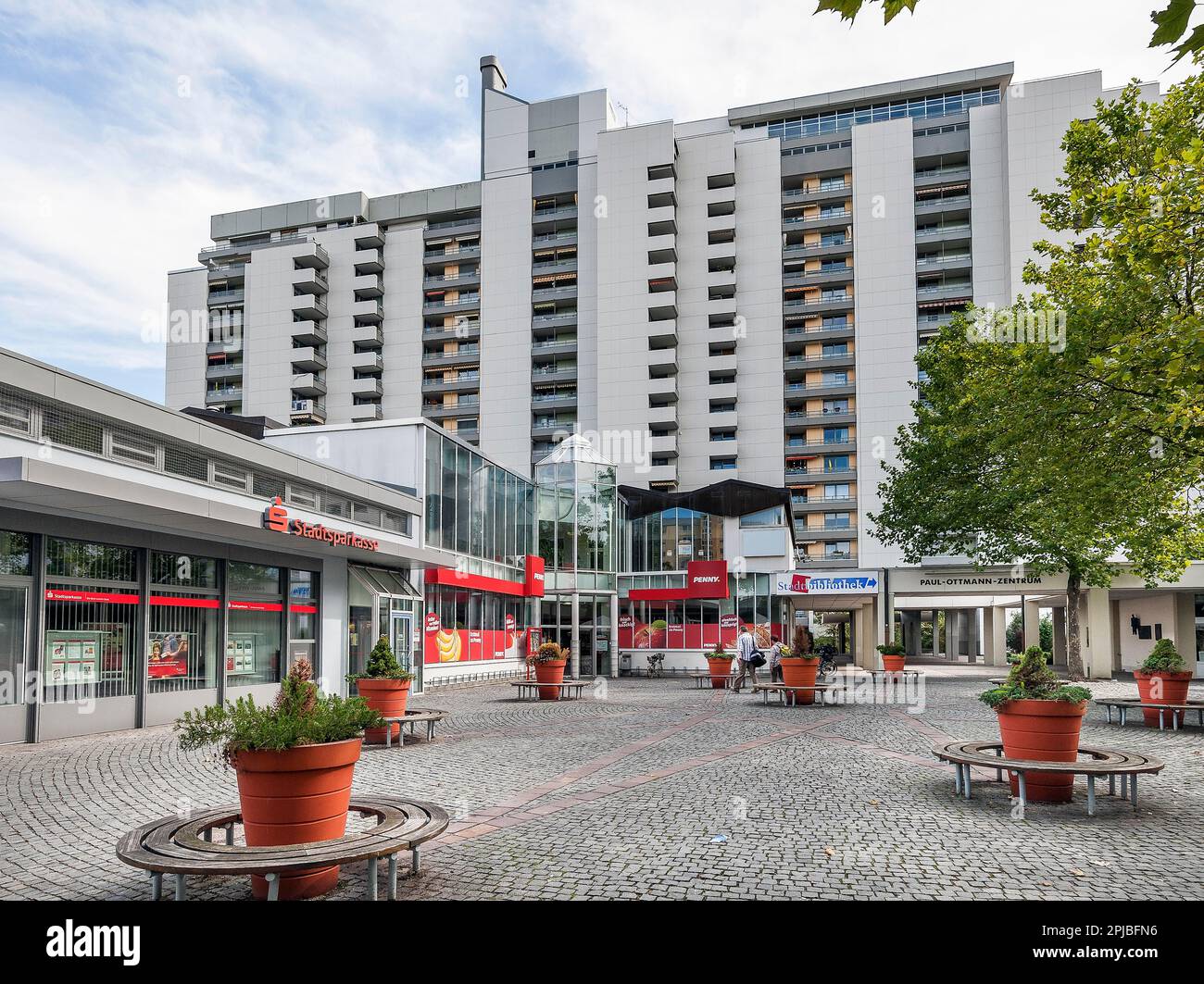 Ramses Hochhaus, Westkreuz, Pasing, München, Bayern, Deutschland Stockfoto
