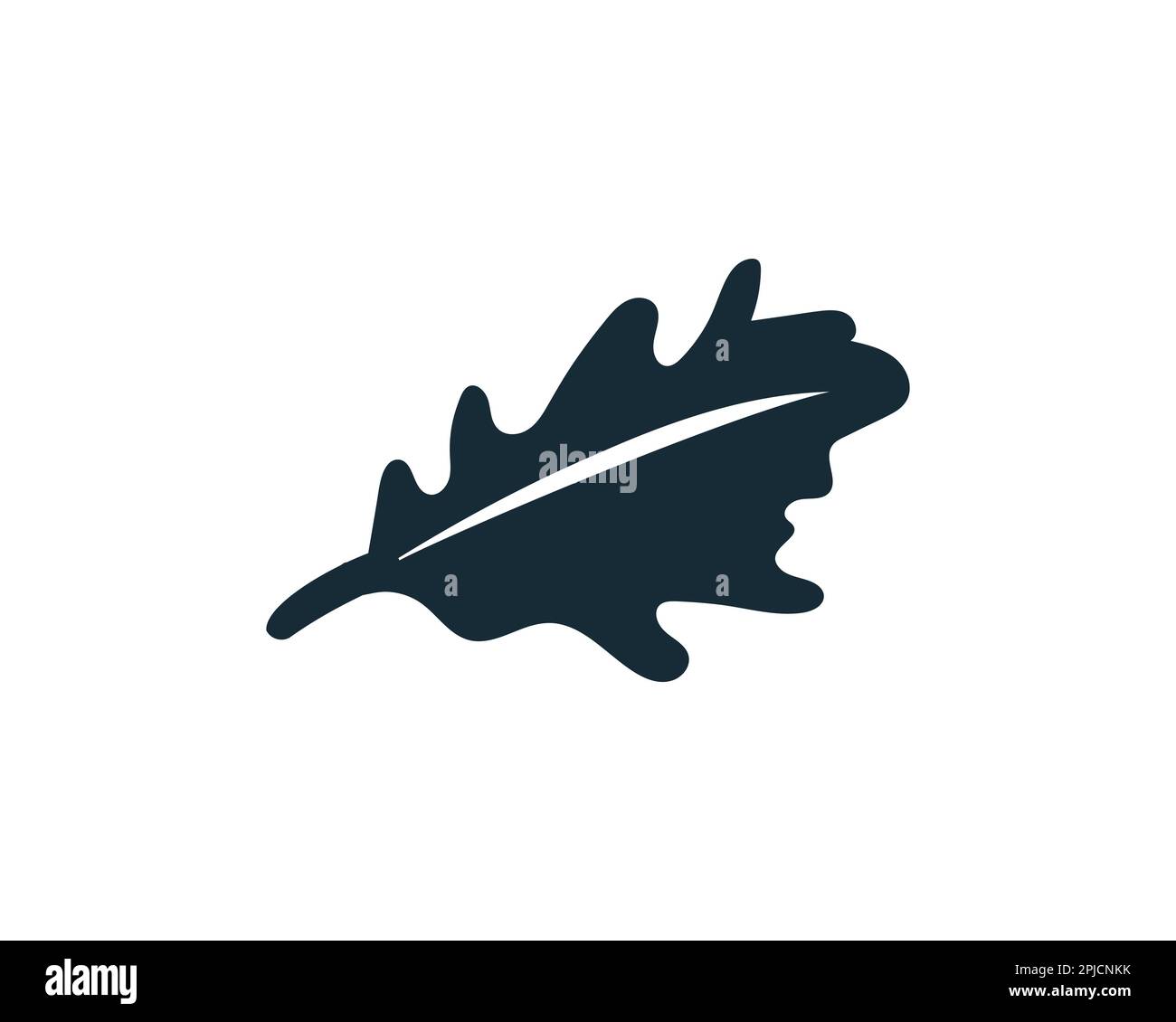 Elemente Der Designvorlage "Oak Leaf Icon" Stock Vektor
