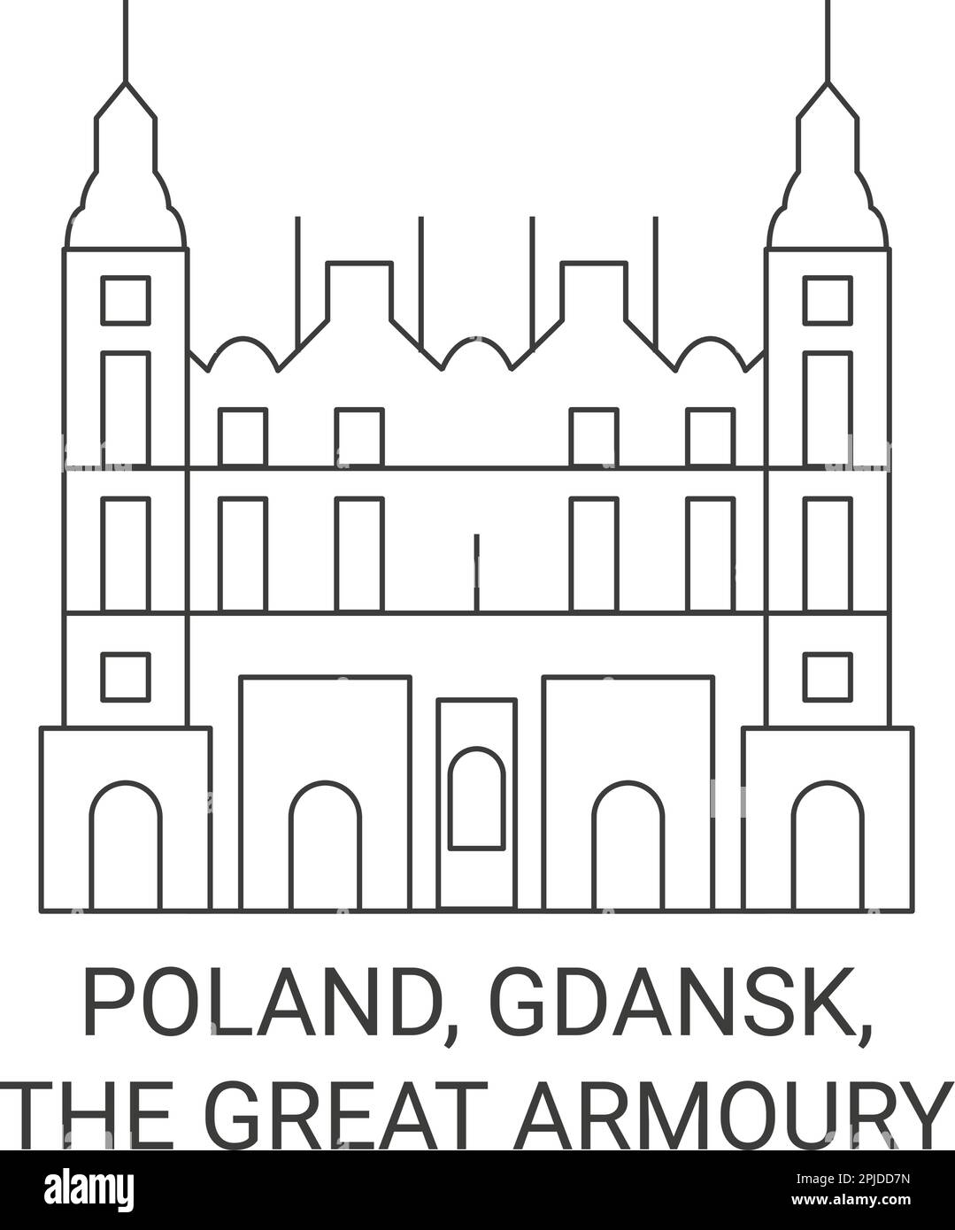 Stadt danzig danzig polen Stock-Vektorgrafiken kaufen - Alamy