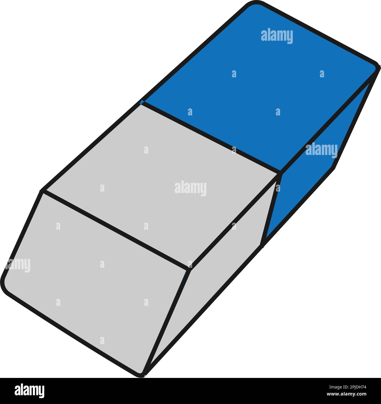Symbol Für Isolierten Radierer Auf Sauberem Hintergrund. Vektorgummi-Element Im Trendigen Stil. Stock Vektor