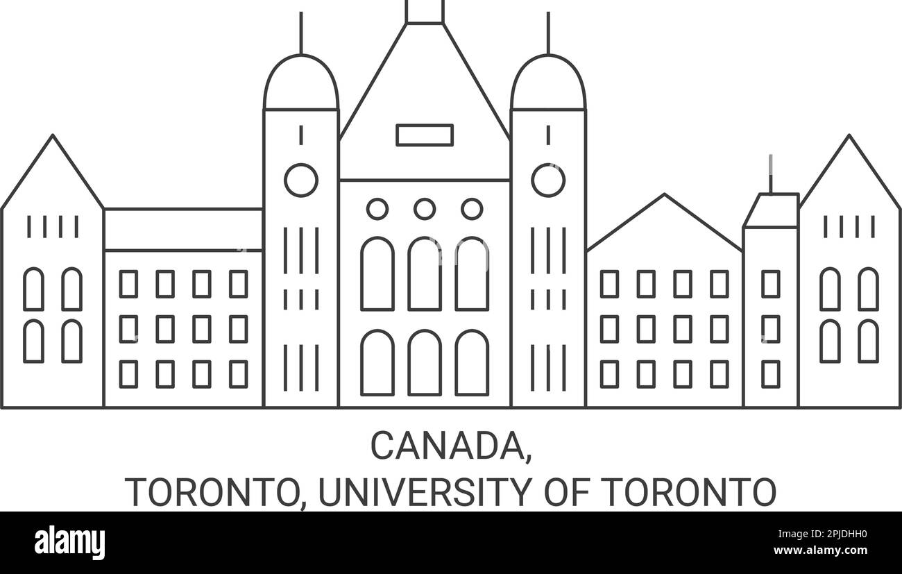 Kanada, Toronto, University of Toronto Stock Vektor