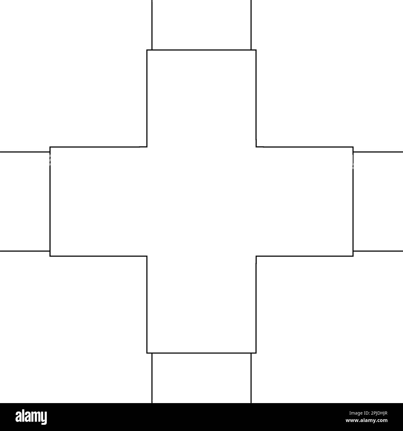 Symboldesign für Rohrverbindungen Stock Vektor