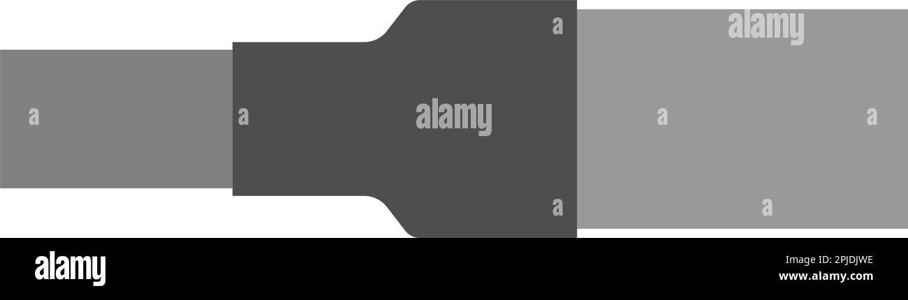 Symboldesign für Rohrverbindungen Stock Vektor