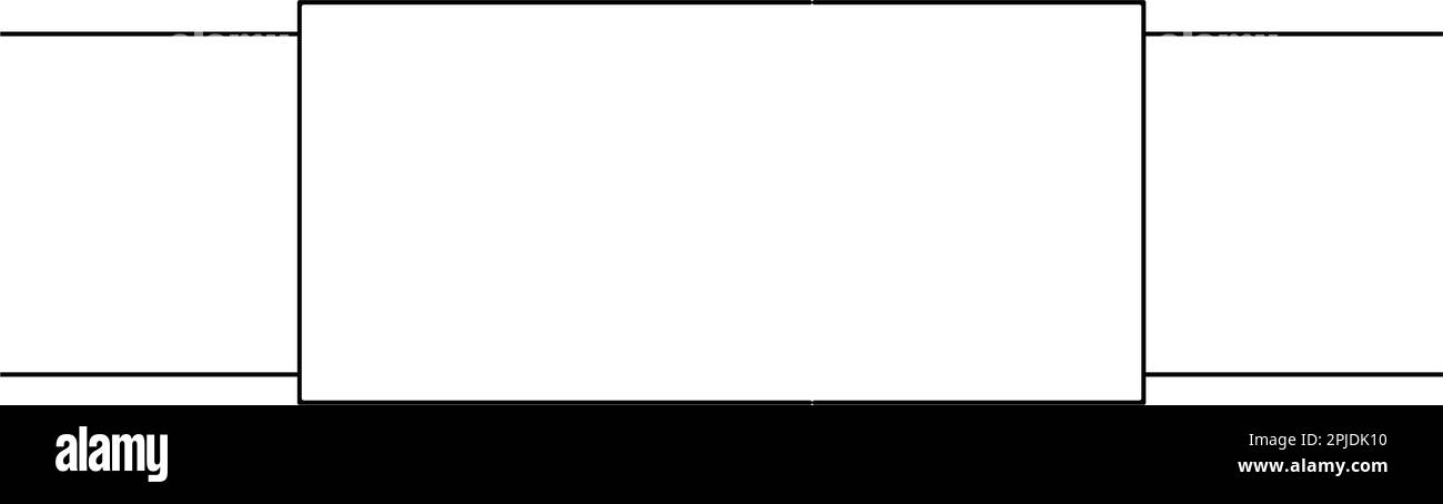 Symboldesign für Rohrverbindungen Stock Vektor