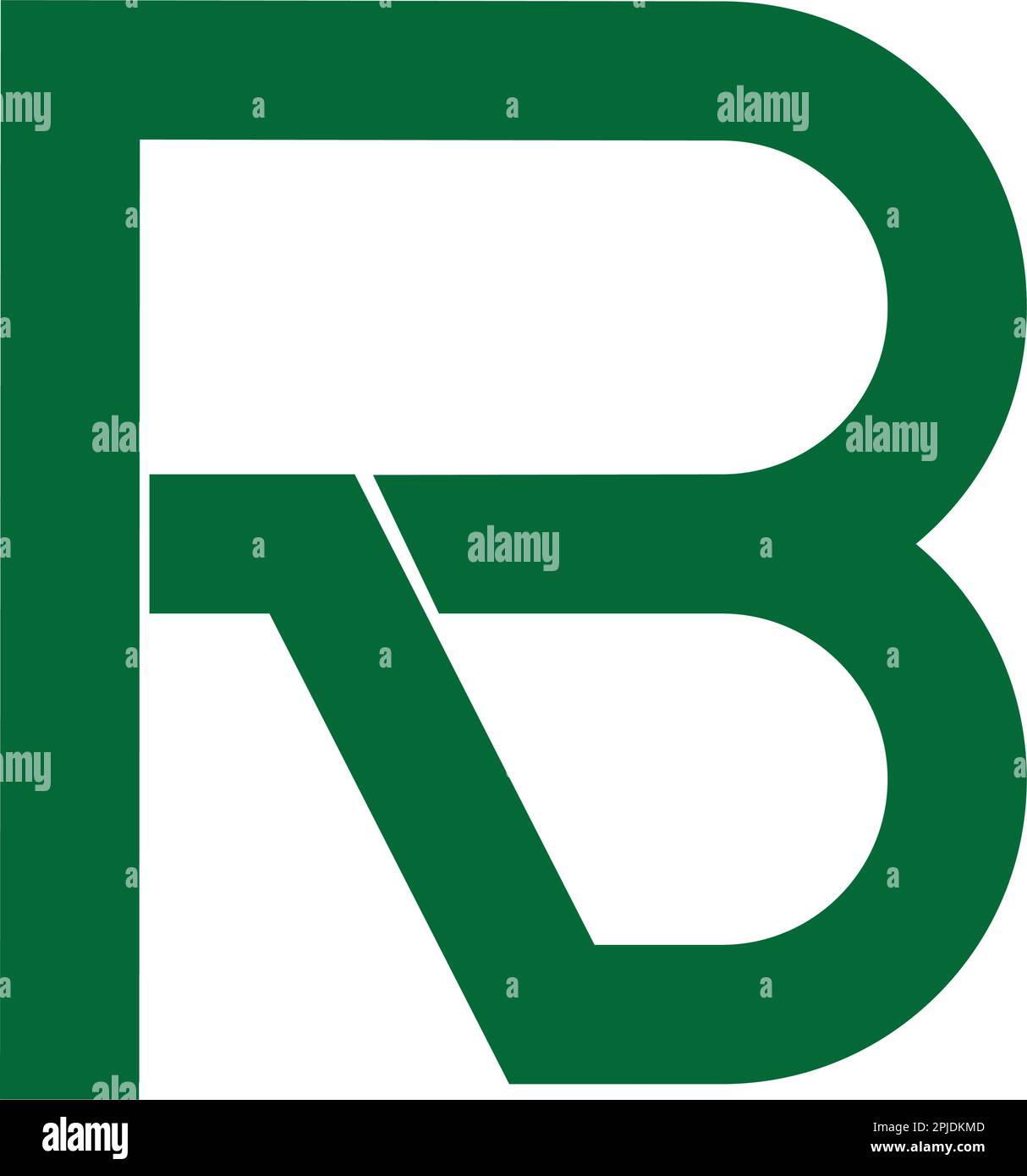 buchstabensymbol Logo ab-Vektorvorlage Stock Vektor