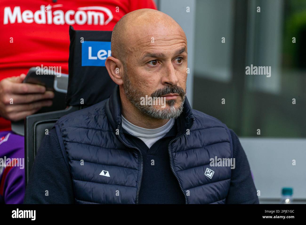 Mailand, Italien - april 1 2023 - Inter-Fiorentina Serie A - vincenzo italiano Trainer fiorentina Credit: Christian Santi/Alamy Live News Stockfoto