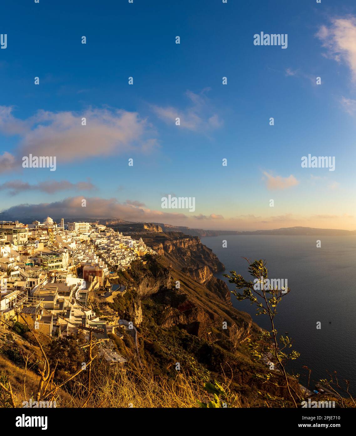 Oia, Santorini, Griechenland Stockfoto
