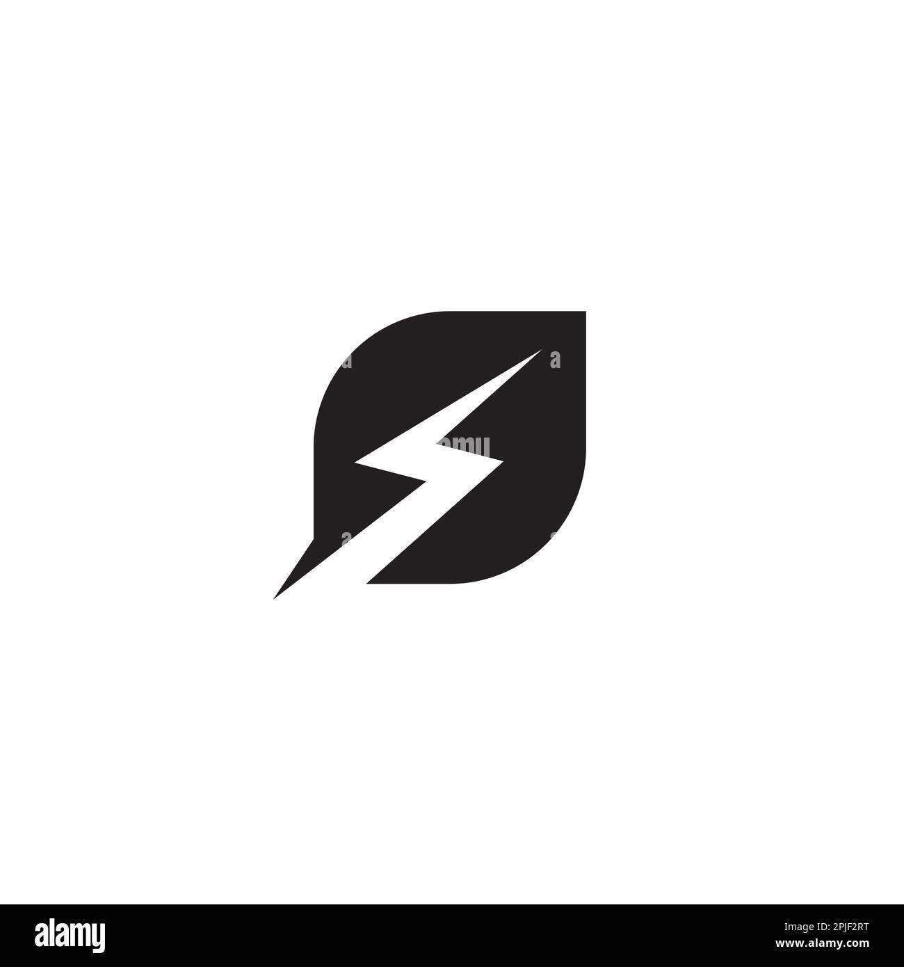 Lightning-Logo oder Icon-Design Stock Vektor