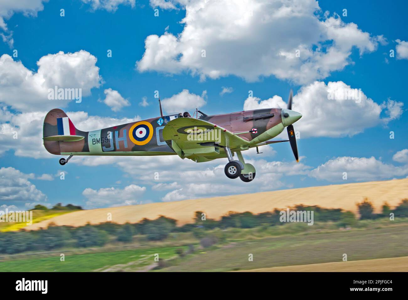 Aircraft Supermarine Spitfire Vb Duxford UK Stockfoto